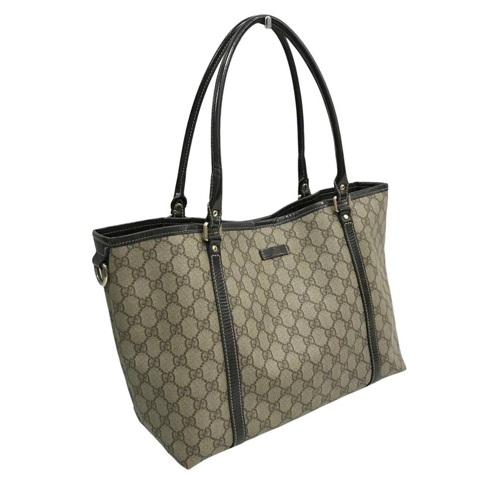 Gucci Tote Bag Shoulder GG Supreme Brown